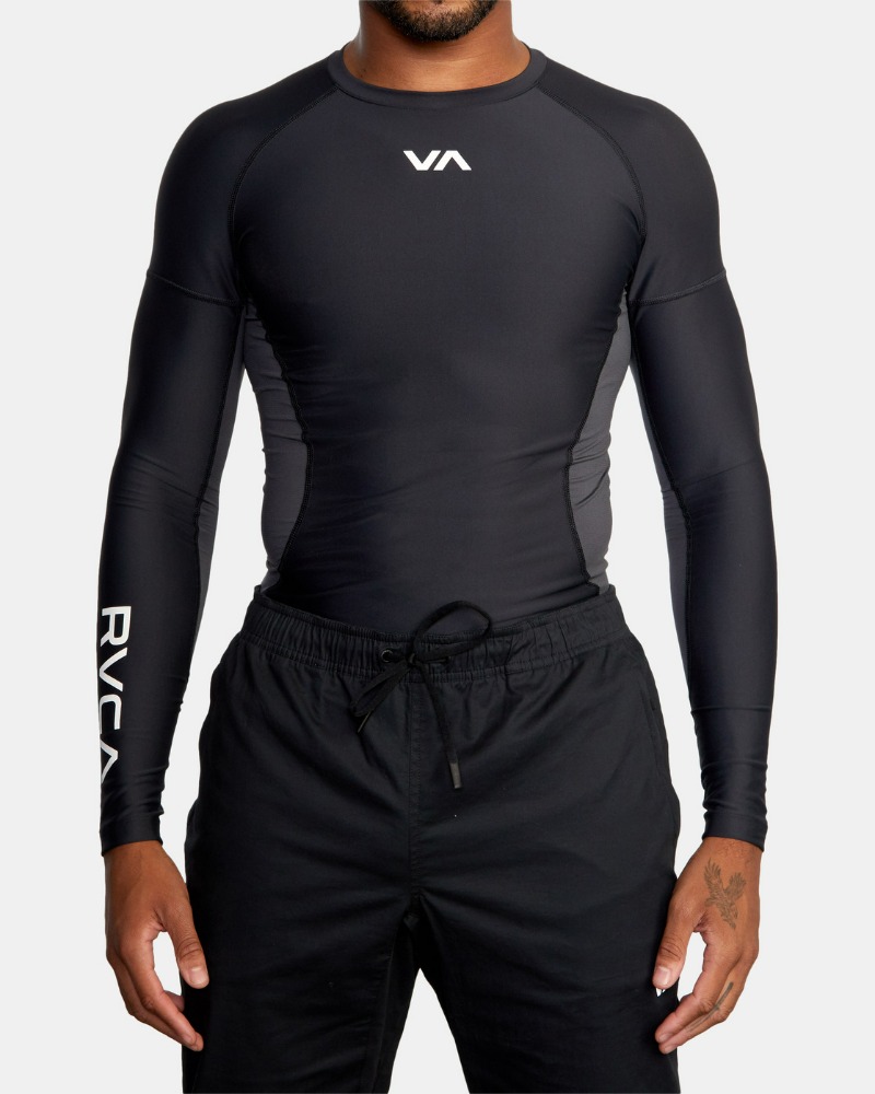 루카 남성 블랙 스포츠 긴소매 티셔츠 (VB31RE500BLK)