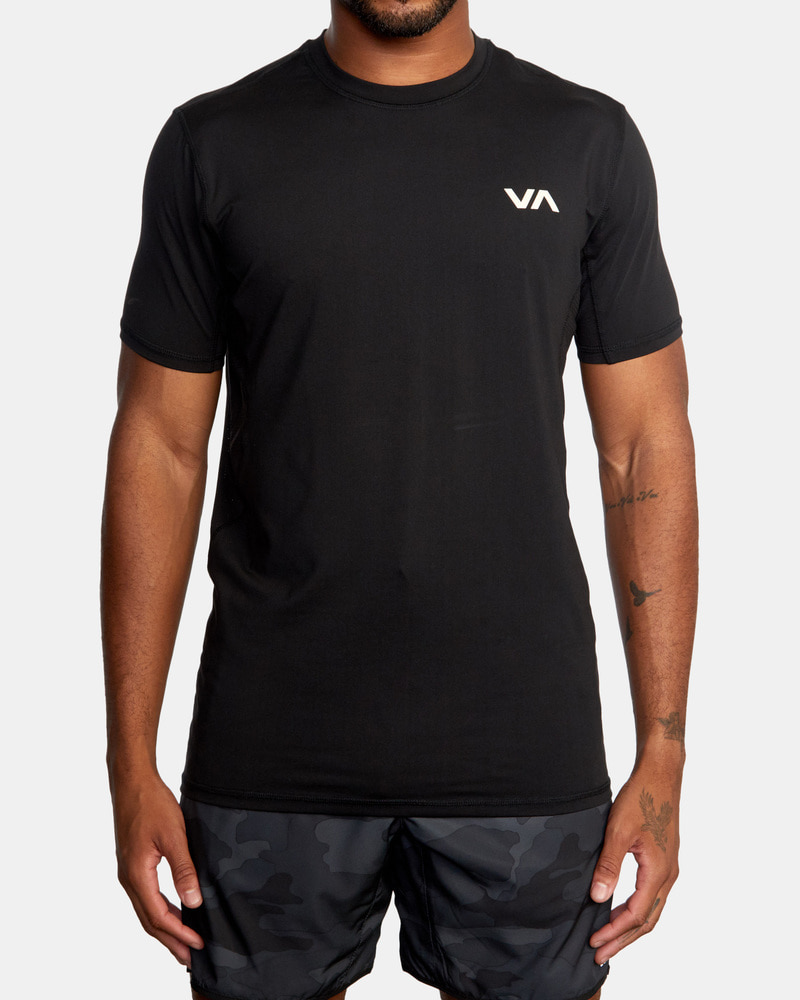 루카 남성 블랙 반팔 티셔츠 (VC11ST510BLK)