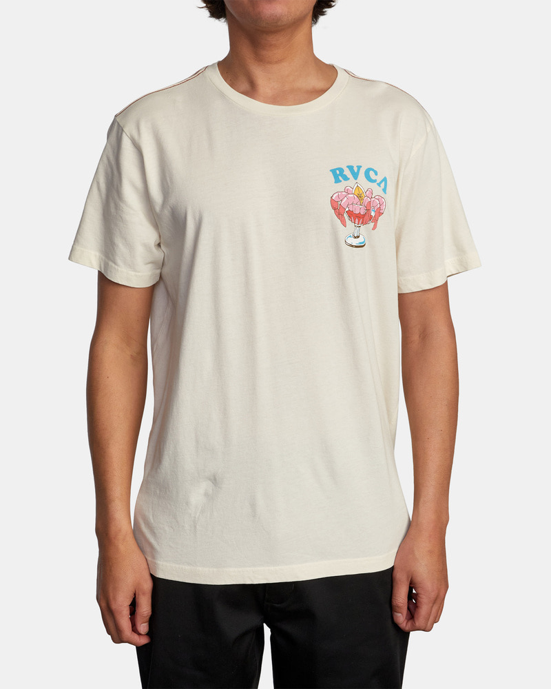 루카 남성 화이트 반팔 티셔츠 (VC11ST017NAT)