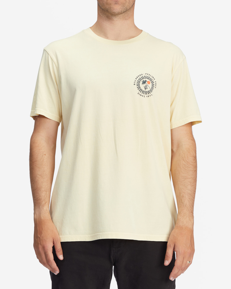 빌라봉 남성 옐로우 반팔 티셔츠 (AC21ST214MLY)