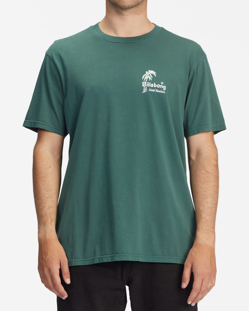 빌라봉 남성 그린 반팔 티셔츠 (AC21ST213ALP)